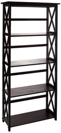 5-Tier Bookcase Espresso D23637