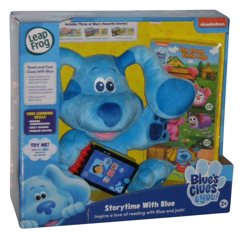 Blue's Clues and You! Storytime with Blue LeapFrog Plush Read-Along Book Box Set D927737