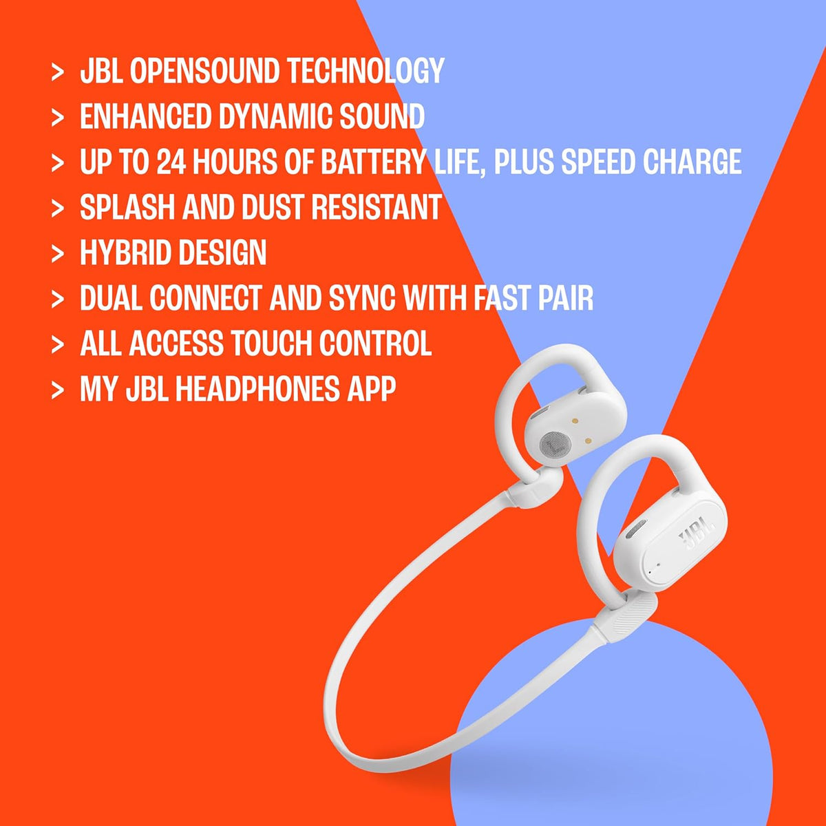 True wireless Open-ear headphones, Black H6588