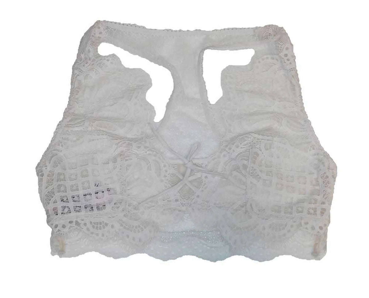 Racerback Lace Unlined Bralette P500