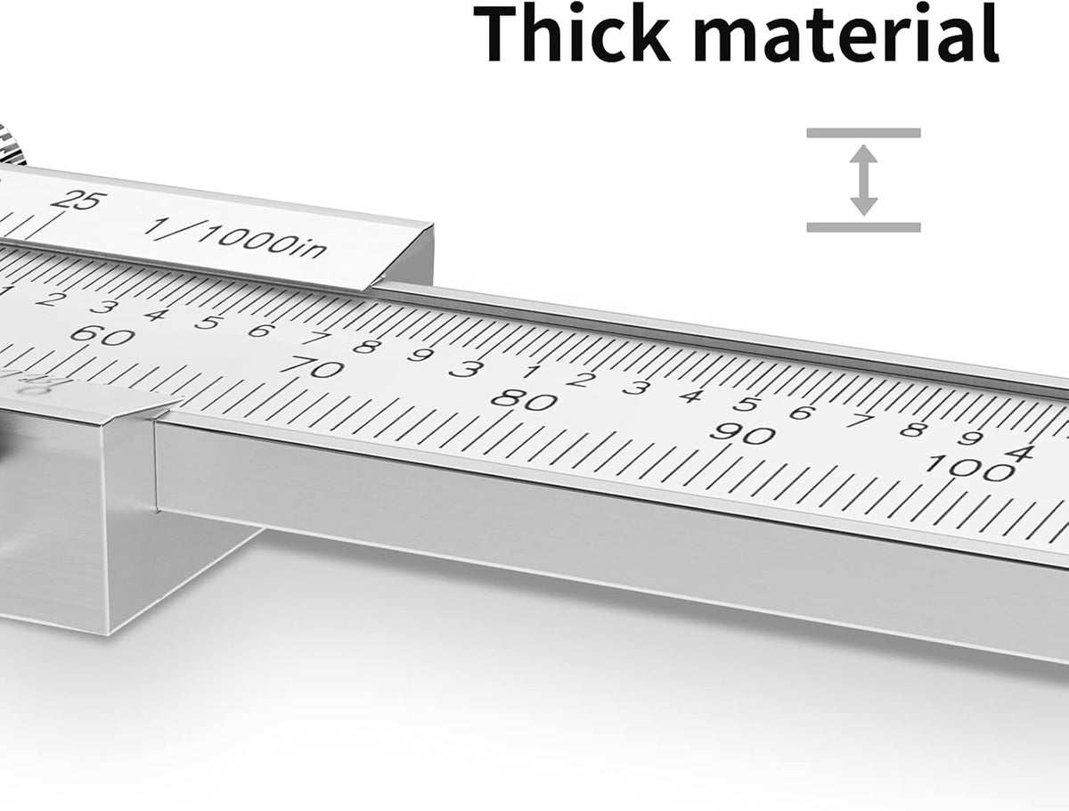 Stainless Steel Precision Vernier Caliper with Fine Adjustment C6483