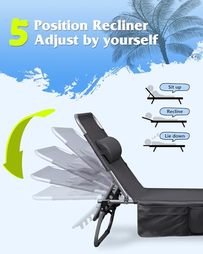 Silver Greige Portable Folding Camping Cot with Carry Bag K6413