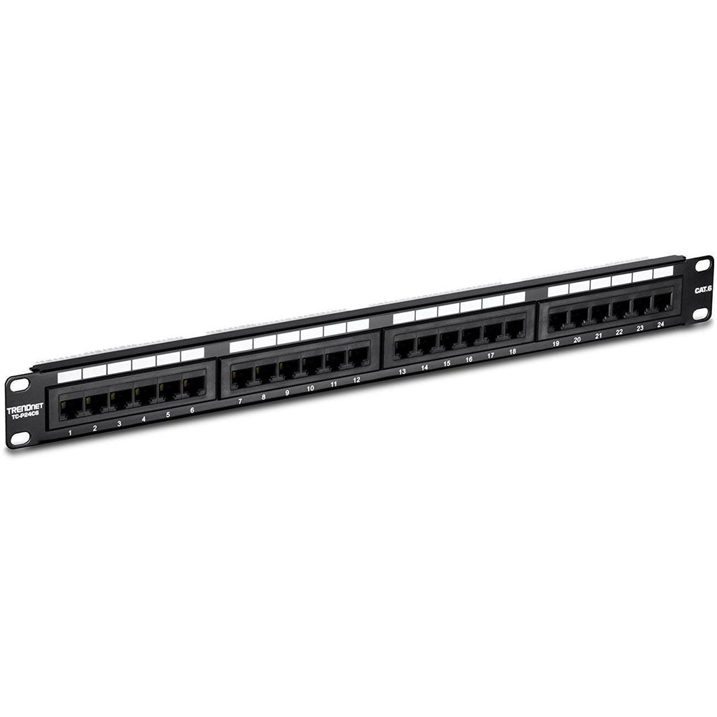 CAT 6 1U 24 Ports Patch Panel E561