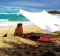 Beach Tent with Sand Anchor, Portable Canopy Sun Shelter, 7 x 7ft White E203531