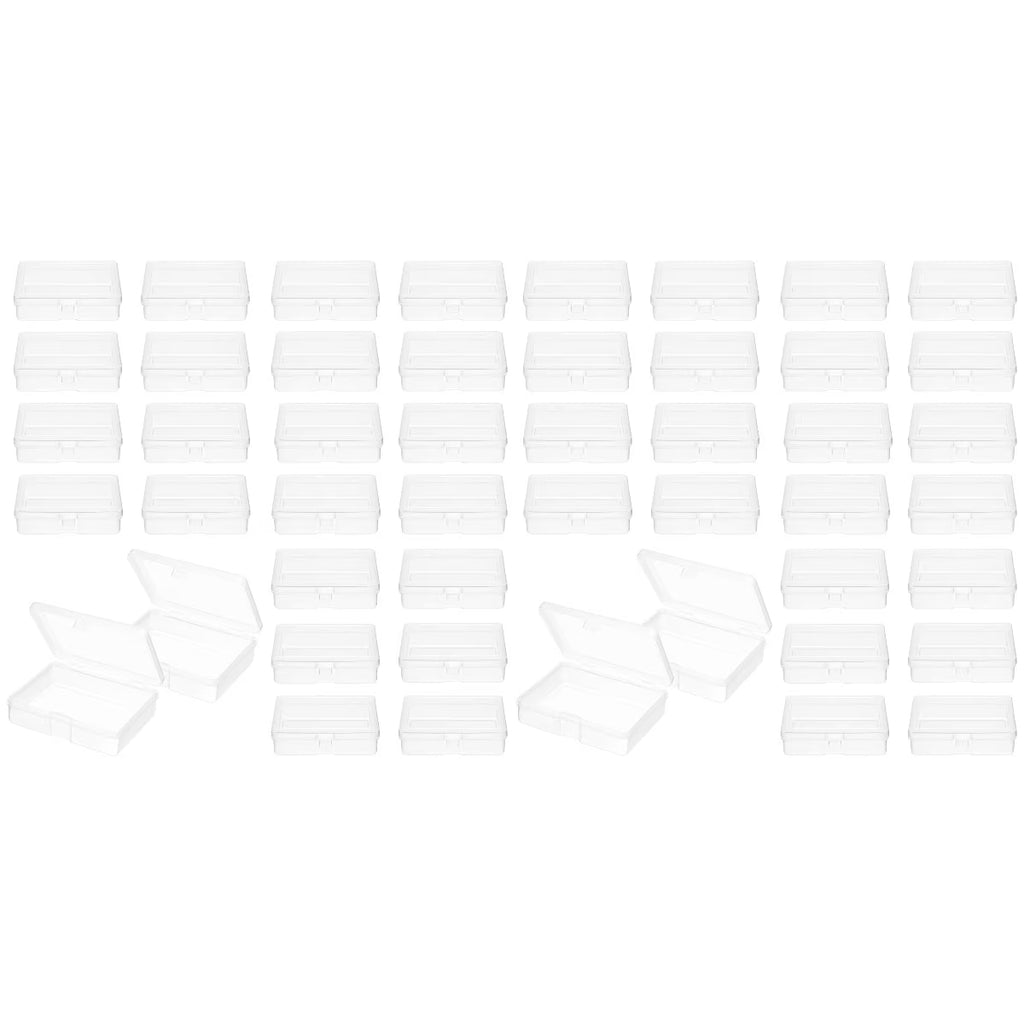 48 Pcs Clear Plastic Storage Boxes E1765