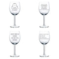 Set of 4 Wine Glass Goblet 10 oz O9355