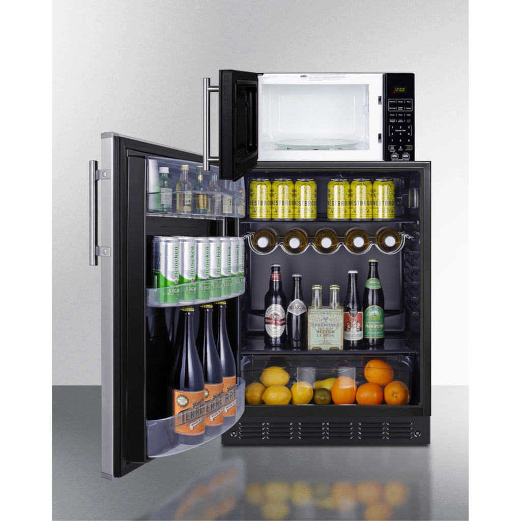 24" Wide 5.5 Cu. Ft. Left Hinge Compact Freezerless Refrigerator F909444