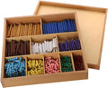 Montessori Math Materials Bead Decanomial with Box Q4132