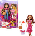 Lucky Doll with 2 Fashion Outfits & Accessories, 7 Movable Joints F3975