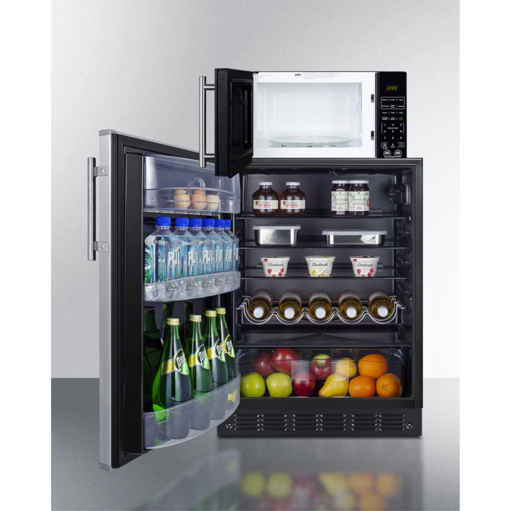 24" Wide 5.5 Cu. Ft. Left Hinge Compact Freezerless Refrigerator F909444