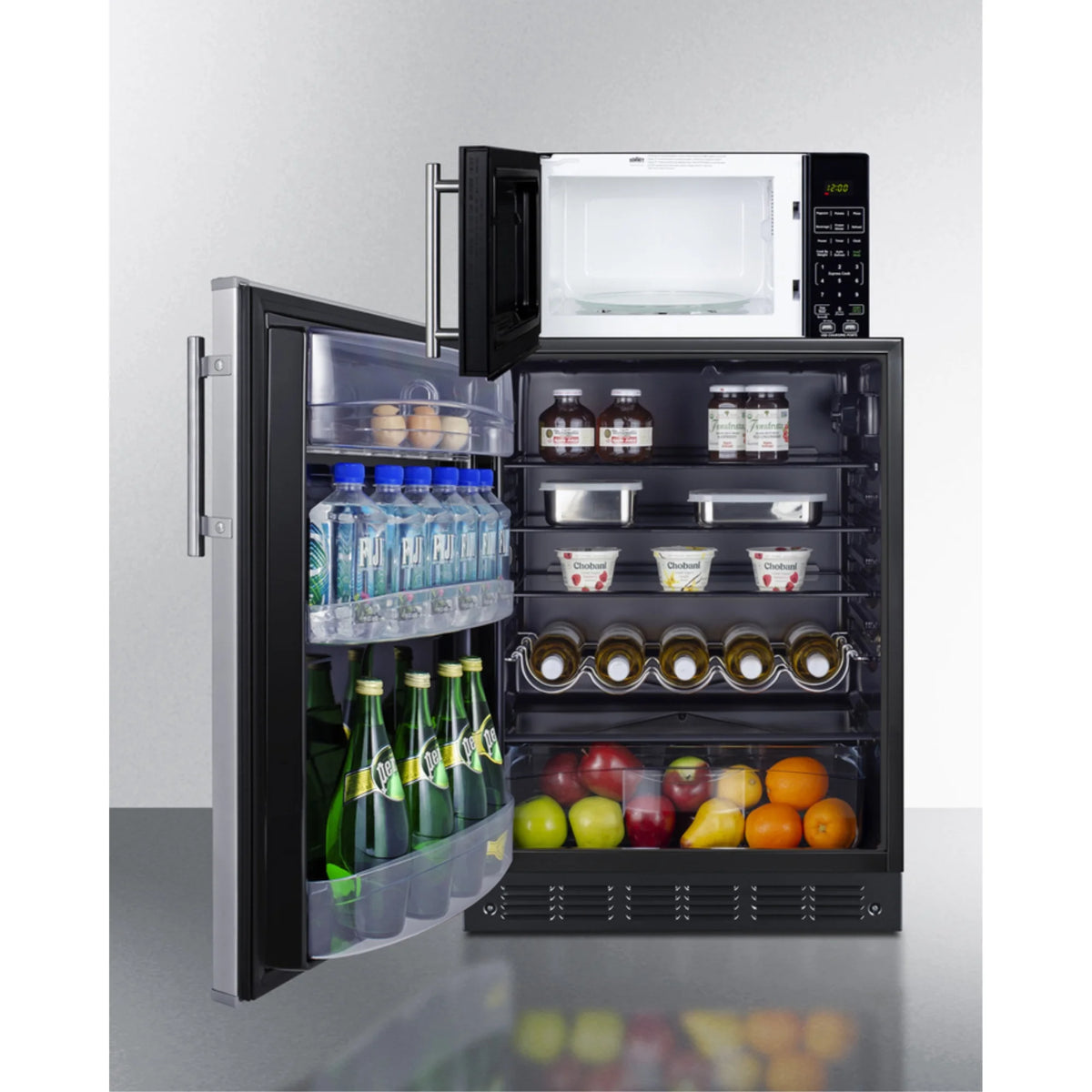 24" Wide 5.5 Cu. Ft. Left Hinge Compact Freezerless Refrigerator F909444