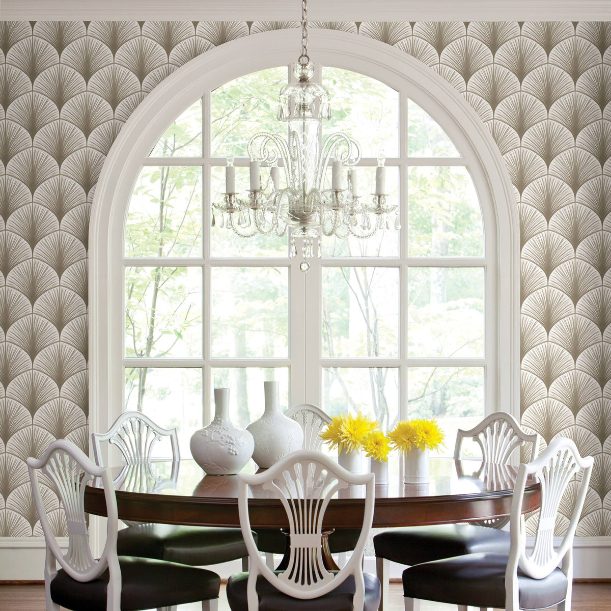 Taupe Wallpaper P67502