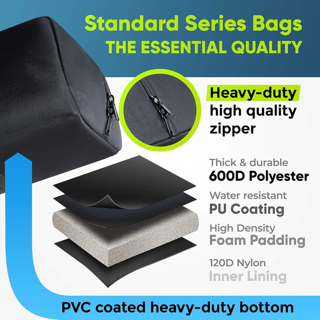 Shock-Absorbent Telescope Carrying Case with Adjustable Shoulder Strap E43019