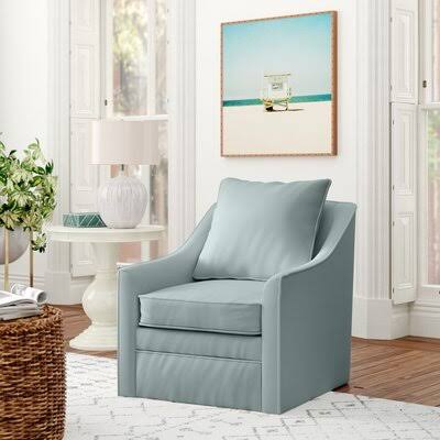30x22 Wide Swivel Armchair H6795