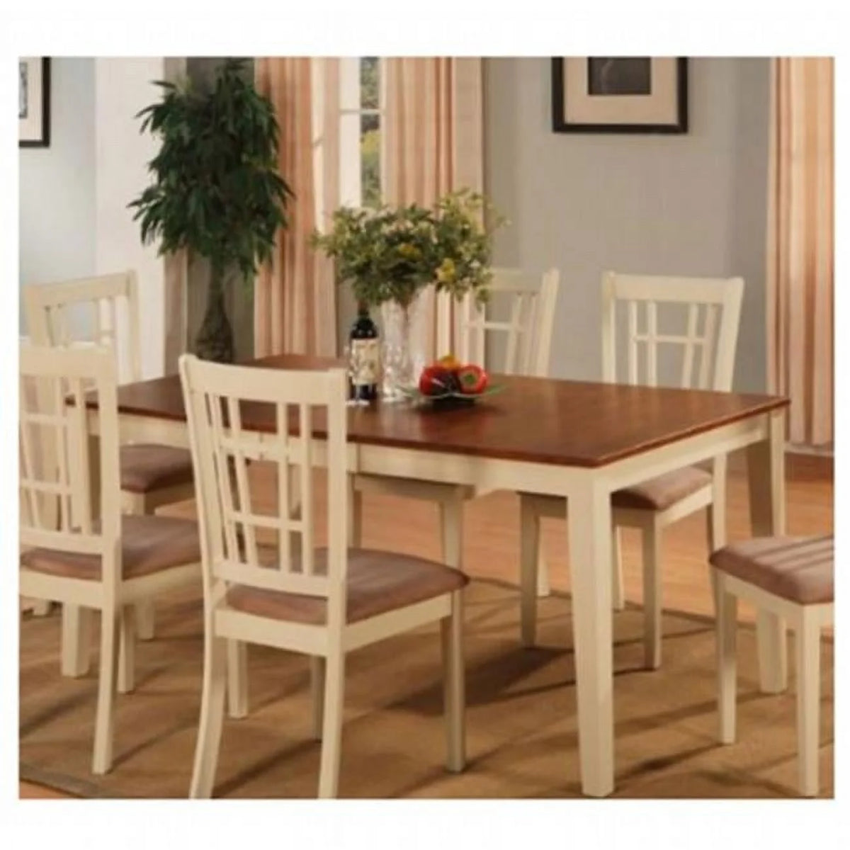 Rectangular Dining Table with Butterfly Leaf M368