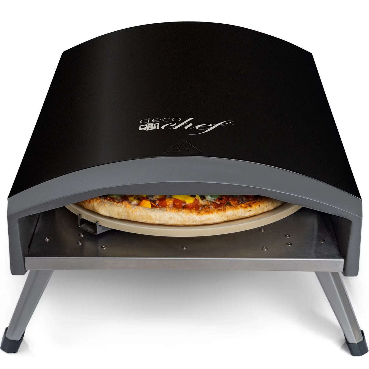 Black Portable Gas Pizza Oven U881049