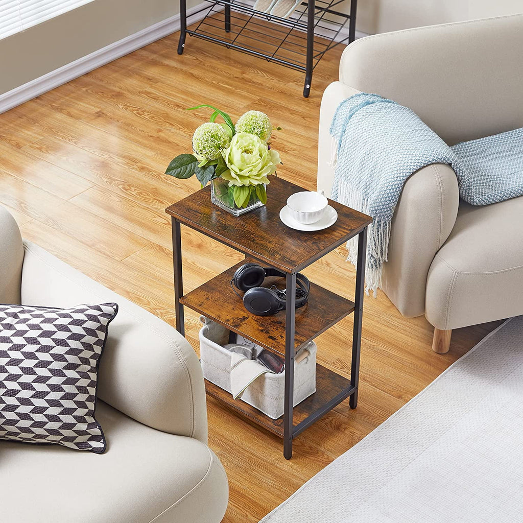 3-Tier End Table with Storage Shelf Y759