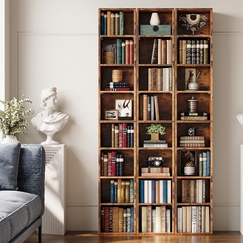 Tall Narrow 8 Tiers Bookshelf J807