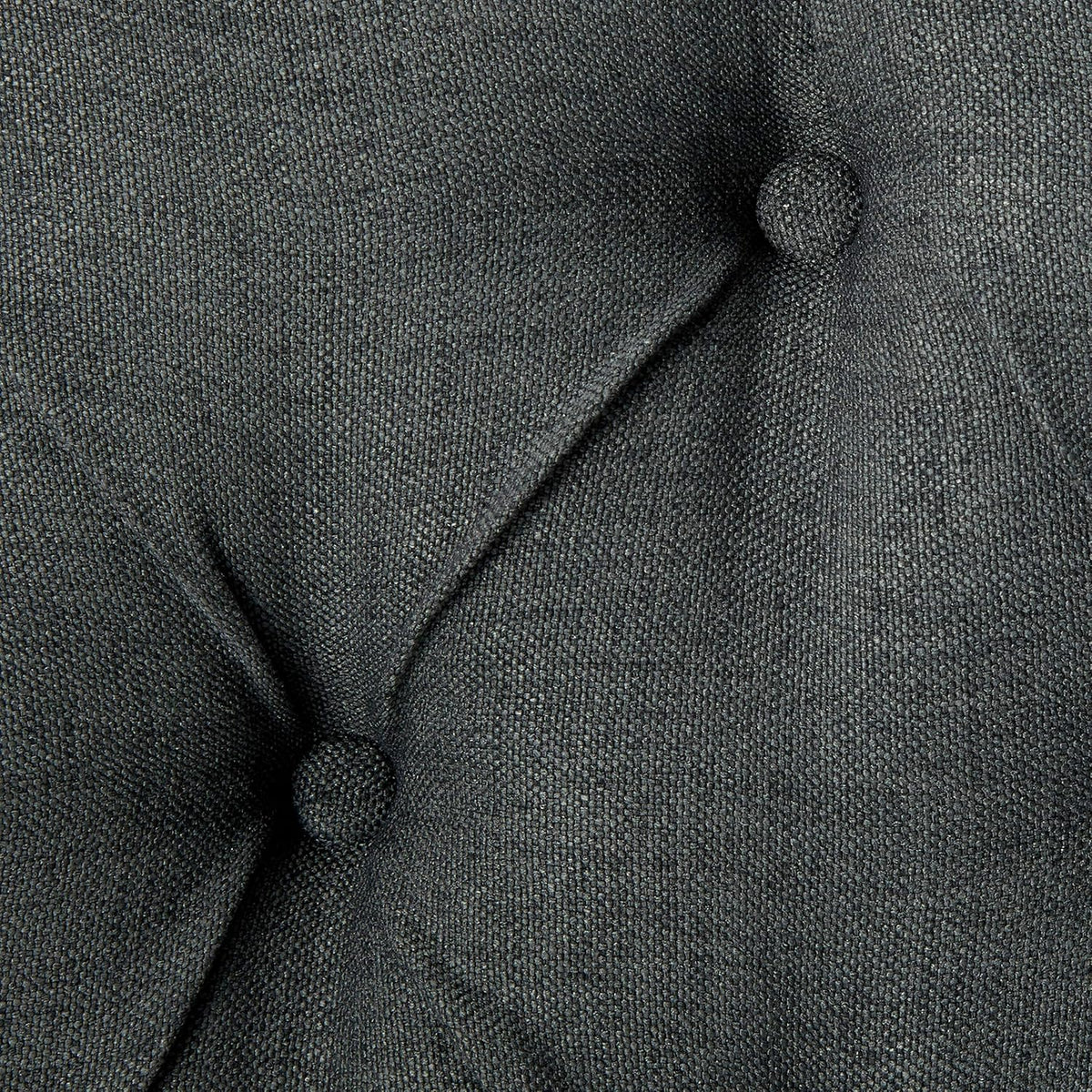 Queen Dark Gray Black Tufted Fabric Headboard N56187