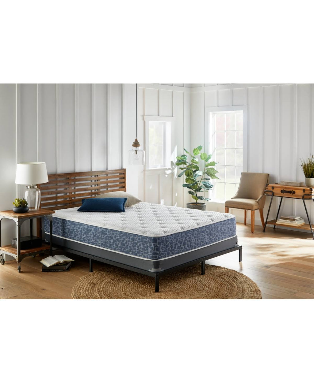 Twin XL Hybrid Gel Memory Foam and Spring Mattress N69184