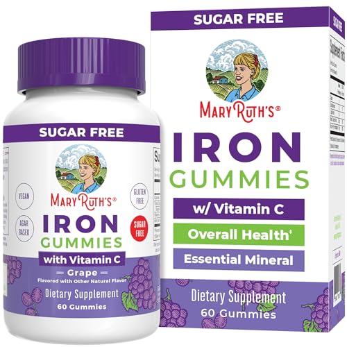 Sugar Free Iron Gummies with Vitamin C, 60 Count K874514