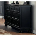 White Seven Drawer Wooden Dresser M634433