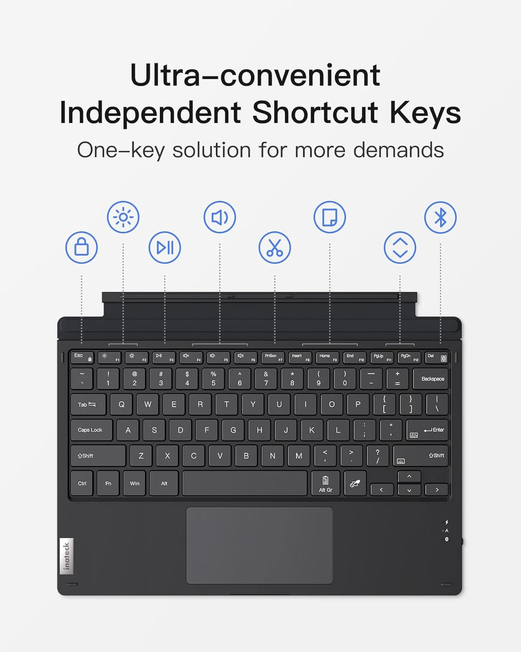 Bluetooth Keyboard Compatible with Surface Pro 7/7+/6/5/4 Pack of 2 P649998