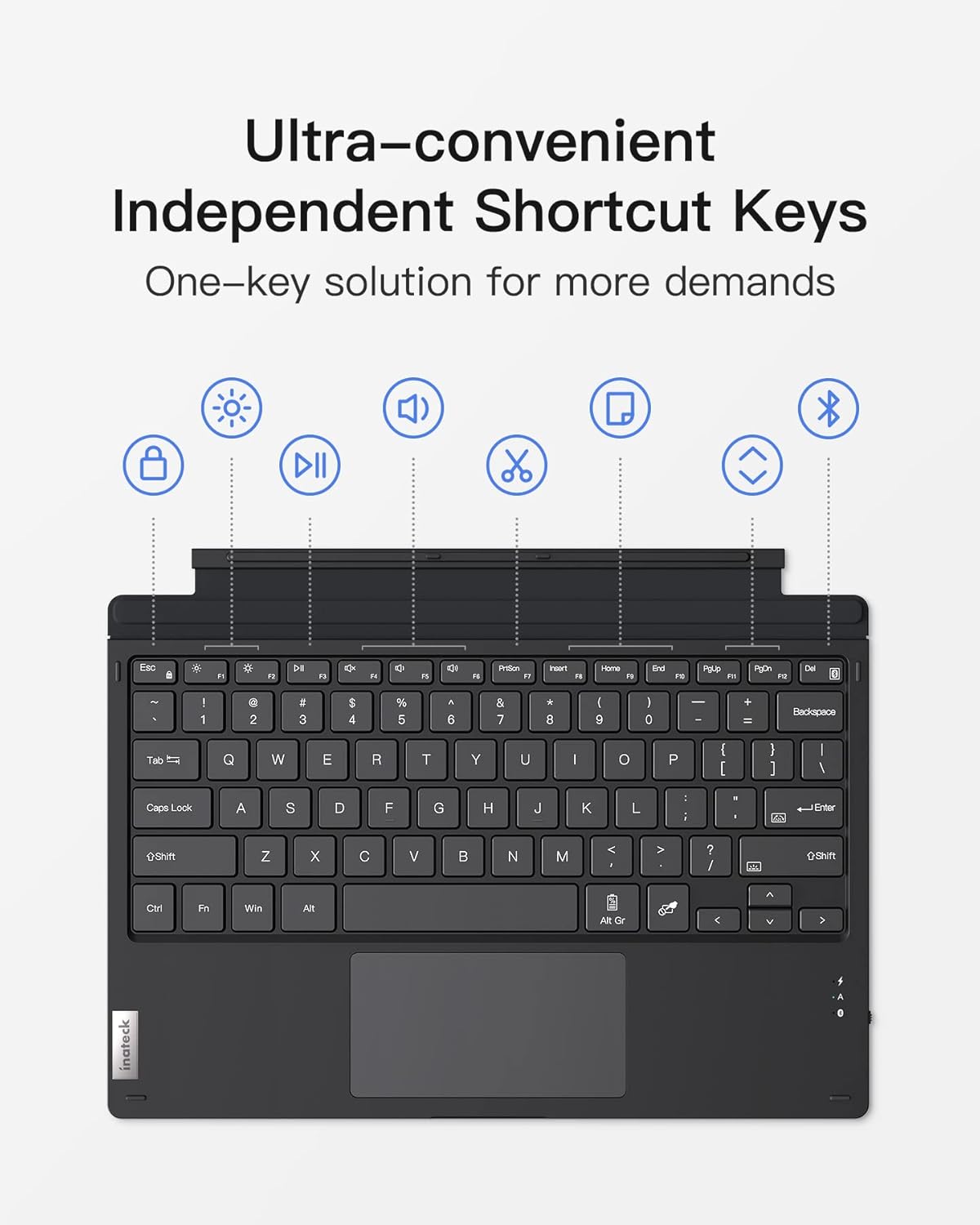 Bluetooth Keyboard Compatible with Surface Pro 7/7+/6/5/4 Pack of 2 P649998