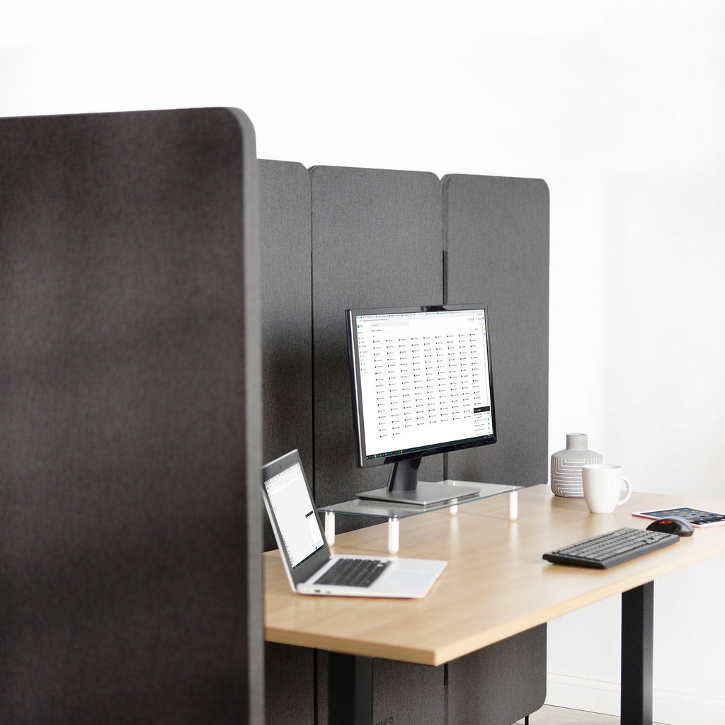 Dark Gray 24 x 66 inch Privacy Panel Room Divider F159128