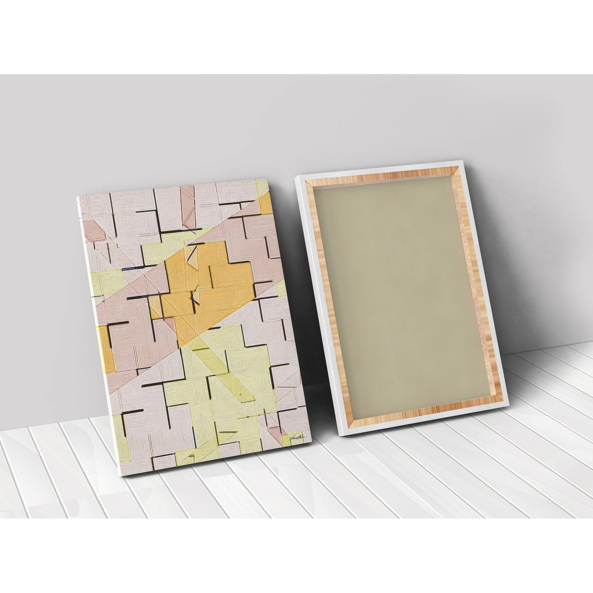 Pastel Wall Stretched Canvas H60018