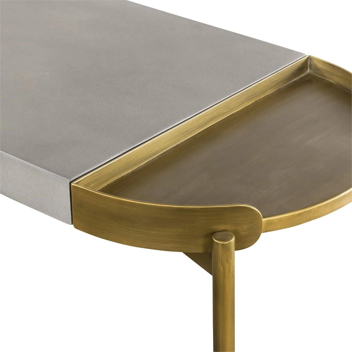 Modern Metal Concrete Console Table K7084