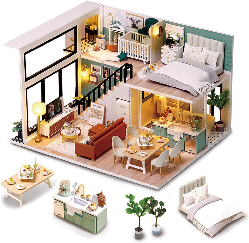 DIY Miniature Dollhouse Kit 1:24 Scale T596665