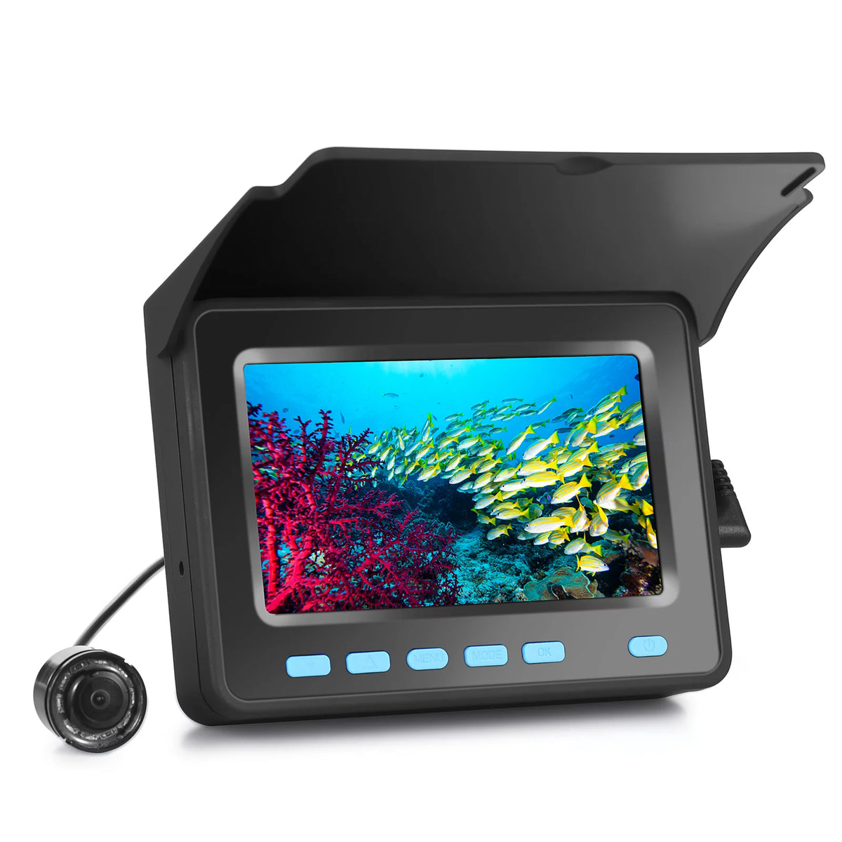 Underwater Fishing Fish Finder 4.3'' LCD Monitor V187