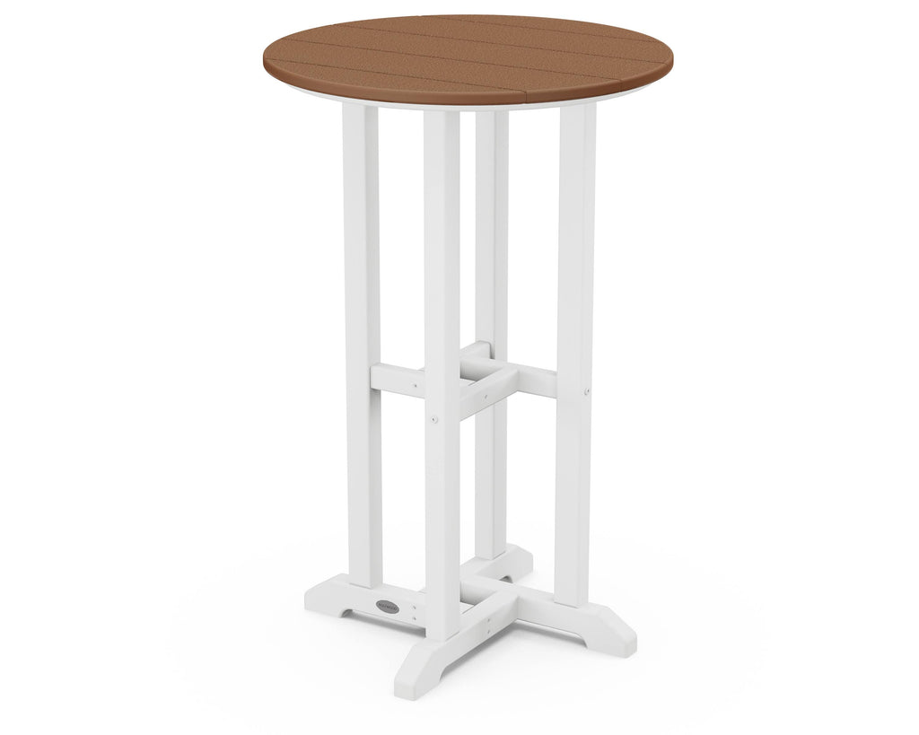 White Round Counter Table A614679