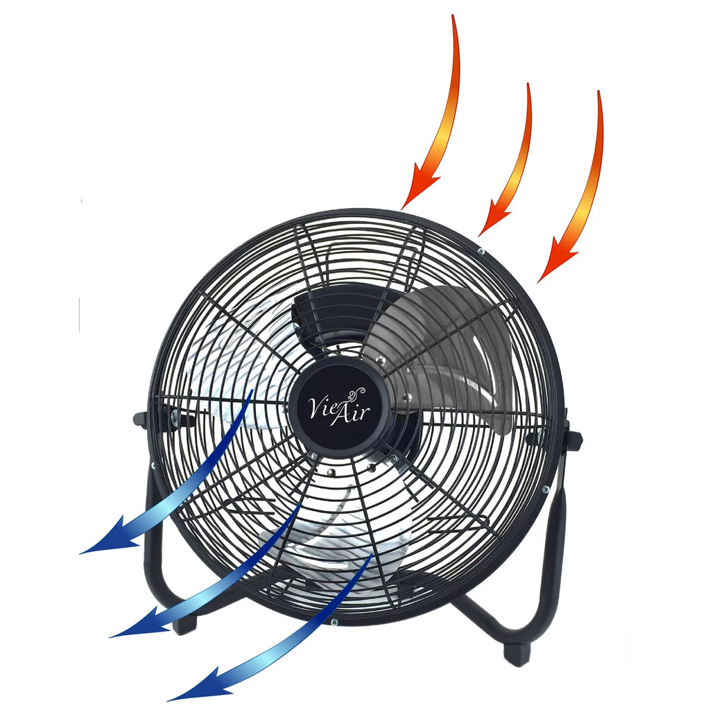 20 Industrial Tilting High Velocity 3 Speed Metal Floor Fan X27891