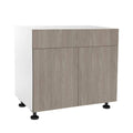 Grey Nordic 30 in. x 34.5 in. x 24 in. Sink Base Cabinet T2699