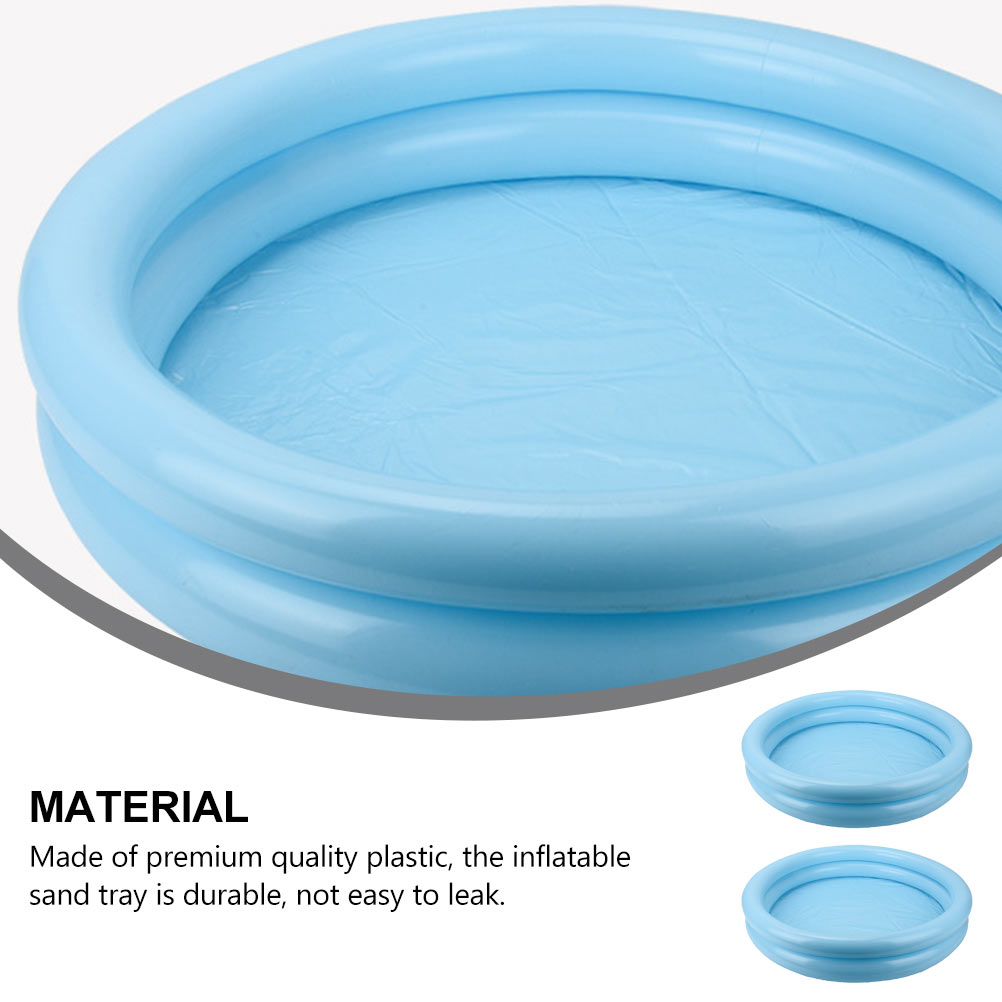 2Pcs Portable Inflatable Pool Plastic Sand Boxes O2048