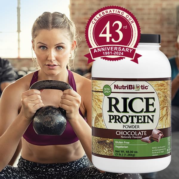 Chocolate Rice Protein Powder, 3 Lb A95027