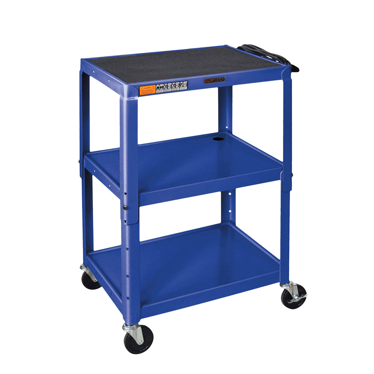 Blue Adjustable Height Cart N727517