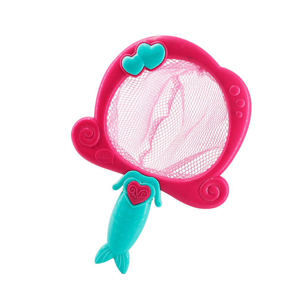 Color Changing Floating Baby Bath Toys with Mermaid Net Y5434