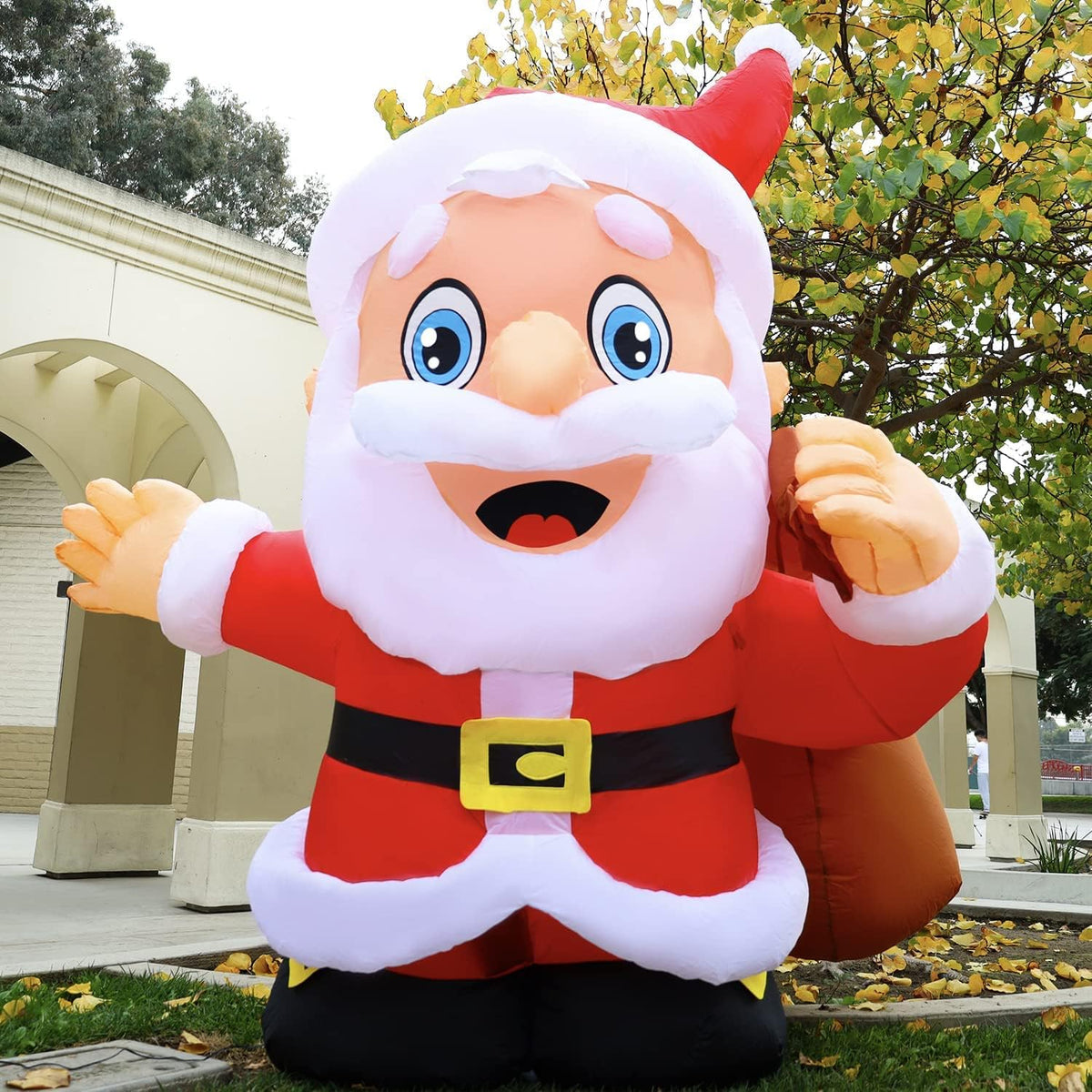 6.5 FT Santa Claus Christmas Inflatables with LED Lights R3061