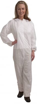 White Polypropylene Coveralls X-Large U229055