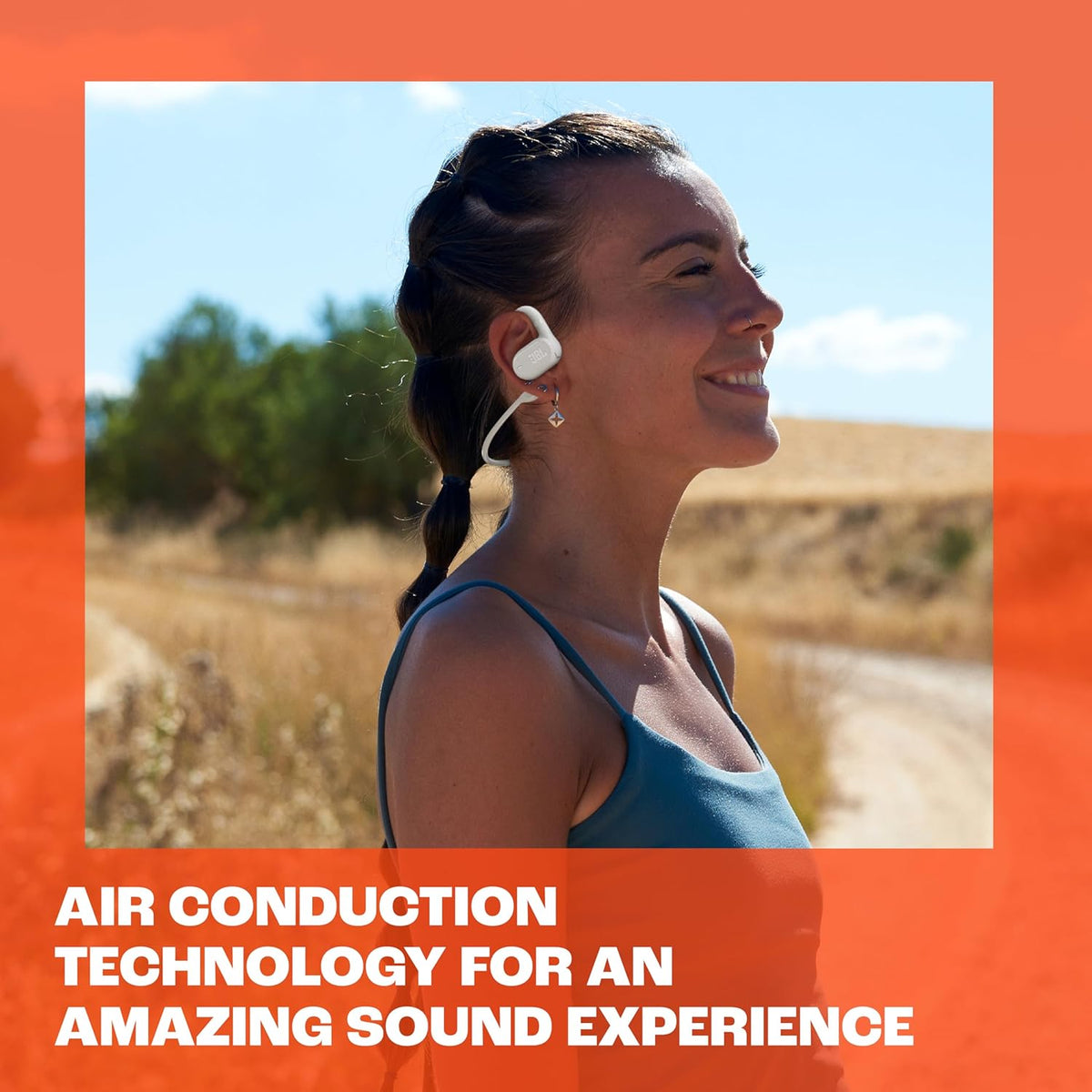 True wireless Open-ear headphones, Black H6588