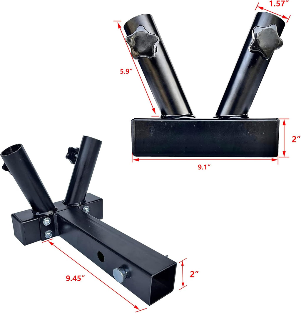 Triple Hitch Flag Pole Holder for Truck K9335