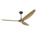 84 Ceiling Fan with Caramel Aluminum Blades and Oil Rubbed Bronze Finish F7702