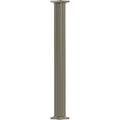 8x22 x 9& Endura-Aluminum Column, Round Shaft, Non-Tapered, Fluted, Wicker Finish D710921