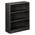 3-Shelf Metal Charcoal Bookcase W76825
