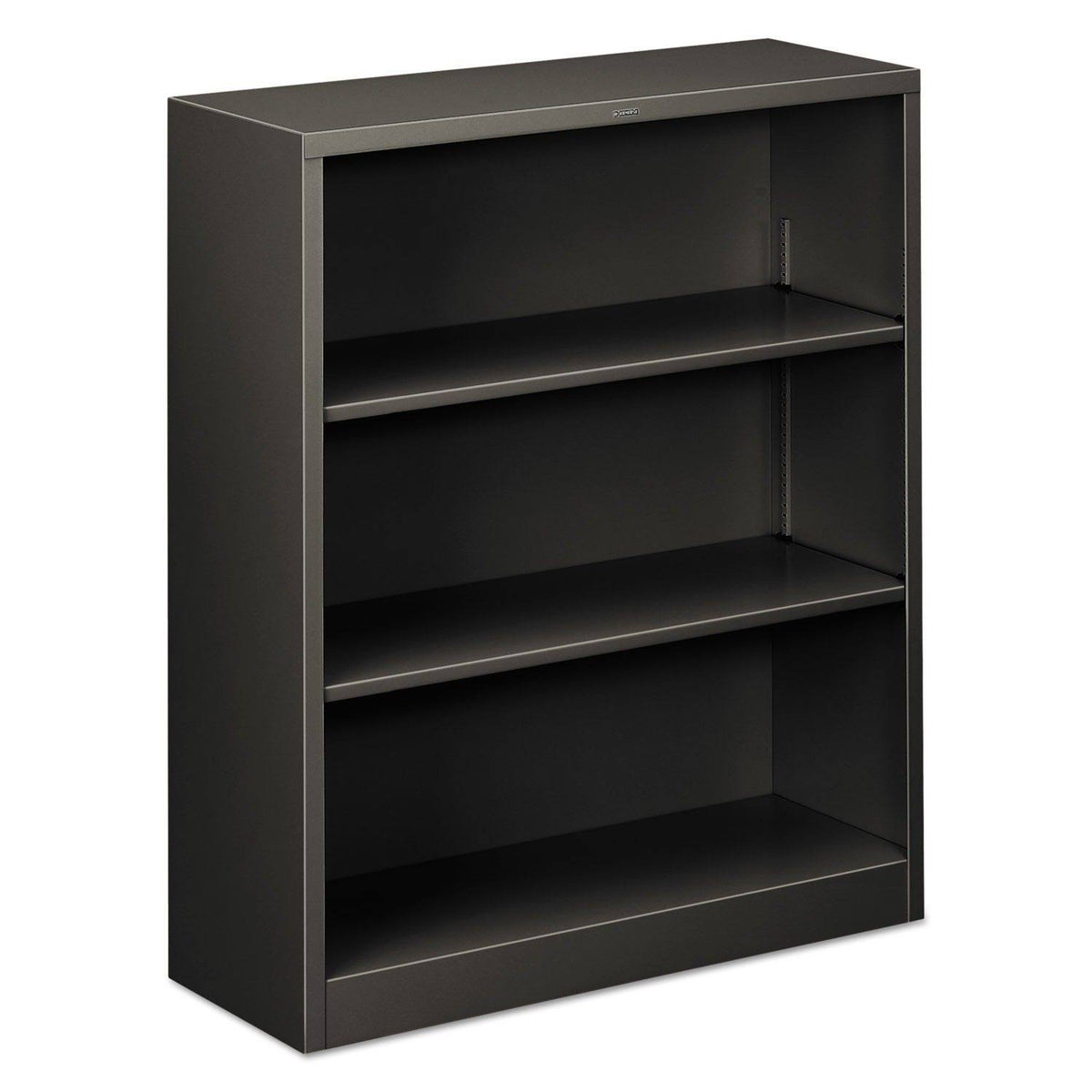 3-Shelf Metal Charcoal Bookcase W76825