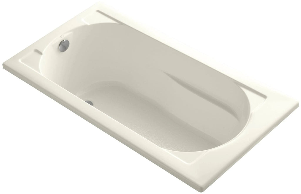 60 In. x 32 In. Drop-In Bath with Reversible Drain B2810