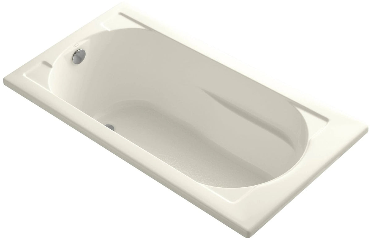 60 In. x 32 In. Drop-In Bath with Reversible Drain B2810